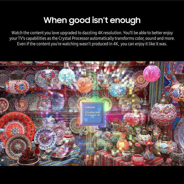 Alt view image 6 of 8 - Samsung 55" Class Crystal UHD CU8000 4K LED TV (UN55CU8000FXZA, 2023Model)