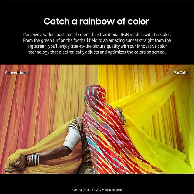 Alt view image 6 of 8 - Samsung UN58CU7000 58" Titan Gray CU7000 Crystal UHD 4K Smart TV (2023) - UN58CU7000FXZA