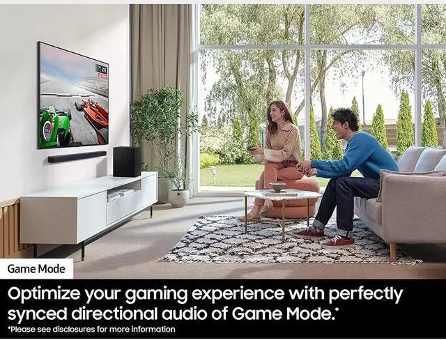 Alt view image 5 of 8 - Samsung HWC450 B-Series 2.1 Channel DTS Virtual: X Soundbar (2023) - HW-C450/ZA