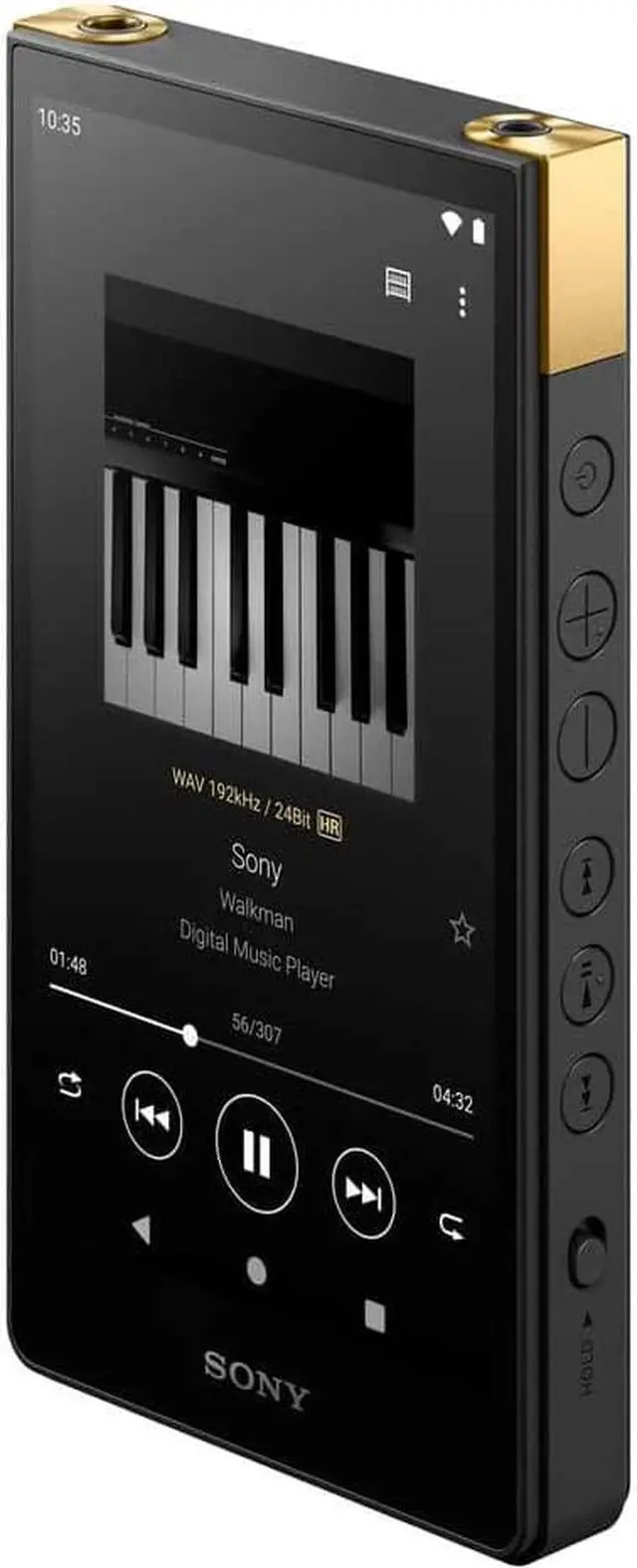 Alt view image 2 of 9 - Sony NW-ZX707 Walkman 64GB Hi-Res Portable Digital Music Player with Android, Large 5.0" (diag) Touchscreen Display, up to 24 Hour Battery, Wi-Fi & Bluetooth and USB Type-C  Black NW-ZX707/B