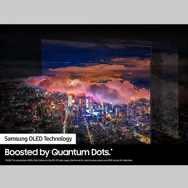 Alt view image 5 of 9 - Samsung 77" Black S90C OLED 4K Smart TV (QN77S90CAFXZA, 2023)