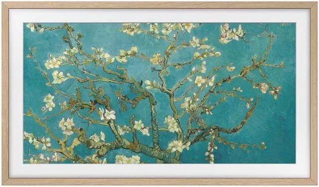Alt view image 2 of 5 - Samsung (2023) 32" The Frame Customizable Bezel In Modern Teak - VG-SCFC32TKBZA