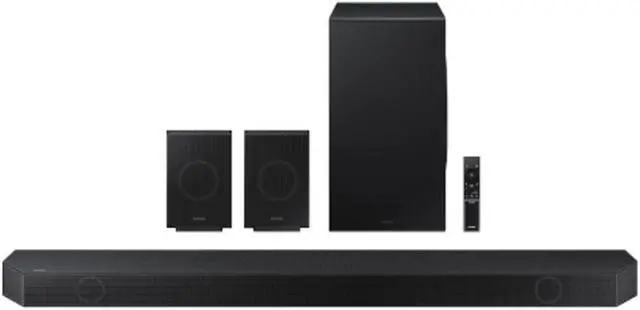 Main image of SAMSUNG HWQ990D Q-series 11.1.4 ch. Wireless Dolby Atmos Soundbar + Rear Speakers w/ Q Symphony - HW-Q990D (2024)