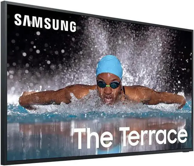 Alt view image 2 of 4 - Samsung The Terrace LST7D Outdoor TV QLED 75-Inch Partial Sun 4K Smart in Black (2024) - QN75LST7DAFXZA