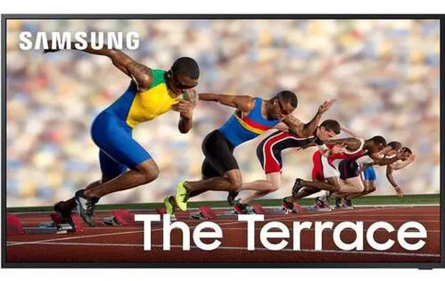 Main image of SAMSUNG 75-Inch Class Neo QLED 4K The Terrace Full Sun, Neo Quantum HDR+, Dolby Atmos, Weatherproof, Outdoor TV, Anti-Reflection, Smart TV w/Alexa Built-in, (QN75LST9DAFXZA, 2024)