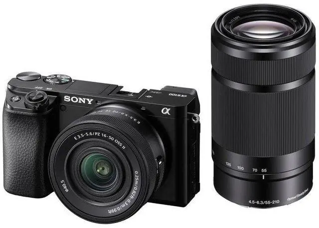 Main image of Sony Alpha a6100 w/ 16-50mm + 55-210mm