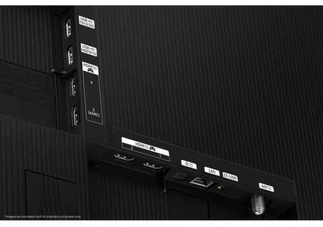 Alt view image 4 of 5 - Samsung S85F OLED TV 83-Inch 4K Smart in Graphite Black - QN83S85FAEXZA