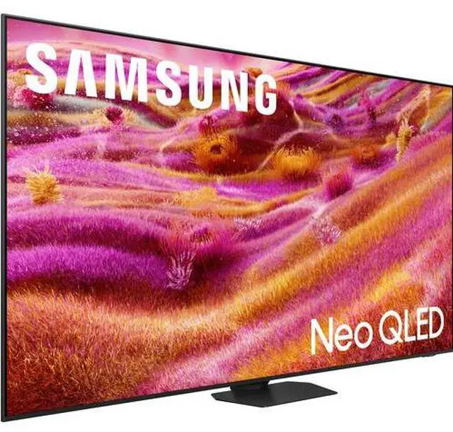 Alt view image 2 of 5 - Samsung QN90F Neo QLED TV 75-Inch 4K Smart in Titan Black - QN75QN90FAFXZA