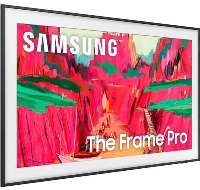 Alt view image 2 of 5 - Samsung The Frame Pro LS03FW Neo QLED 4K 75-Inch Smart TV in Black - QN75LS03FWFXZA