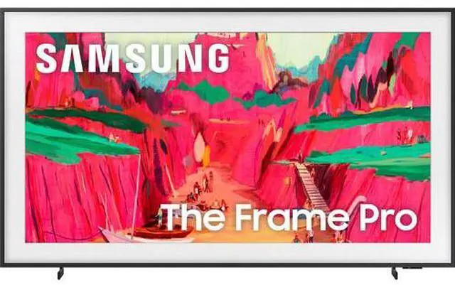 Main image of Samsung The Frame Pro LS03FW Neo QLED 4K 75-Inch Smart TV in Black - QN75LS03FWFXZA