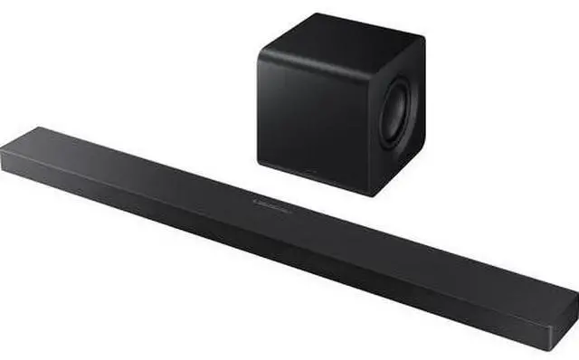 Alt view image 2 of 12 - Samsung Q-series Soundbar HW-QS700F 3.1.2CH Wireless Smart Sound Bar and Subwoofer (2025) - Titan Black