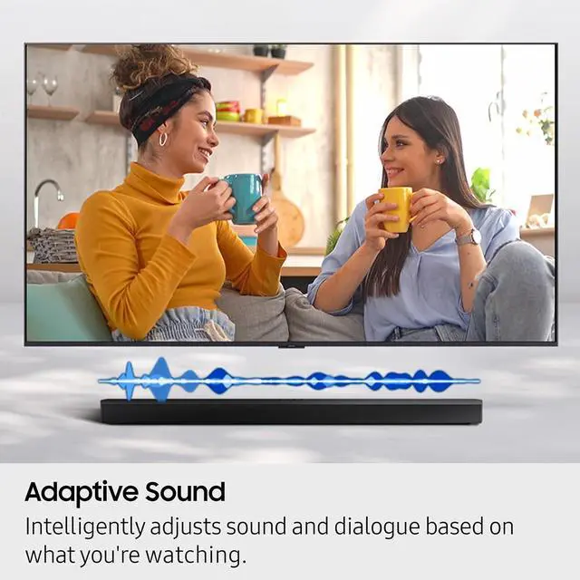 Alt view image 4 of 7 - Samsung B-Series Soundbar 2.1 Channel Dolby Audio / DTS Virtual:X with Subwoofer (HW-B550F/ZA, 2025)
