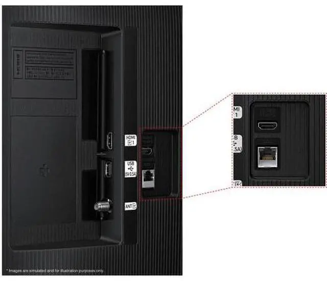 Alt view image 4 of 5 - Samsung Crystal UHD U8000F 58-Inch 4K Smart TV in Black - UN58U8000FFXZA