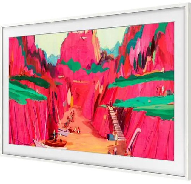 Alt view image 2 of 2 - Samsung 65-inch The Frame Customizable Bezel in Modern White - VG-SCFF65WTBZA