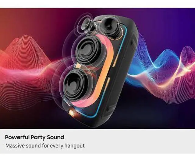 Alt view image 4 of 5 - Samsung ST40F Sound Tower Portable Party Speaker with Built-in Battery - Black