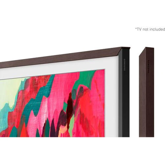 Alt view image 4 of 4 - Samsung Customizable Bezel for 65" The Frame & Frame Pro TVs (2026, Modern Brown)