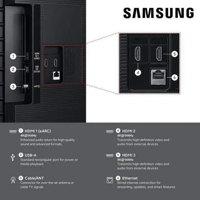 Alt view image 2 of 5 - Samsung M80H Mini LED 4K UHD Smart TV 65-Inch with Samsung Vision AI - UN65M80HAFXZA