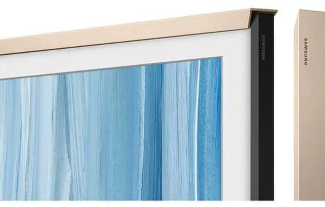 Alt view image 3 of 4 - Samsung Customizable Bezel for 32" The Frame TV (2026, Sand Gold Metal)