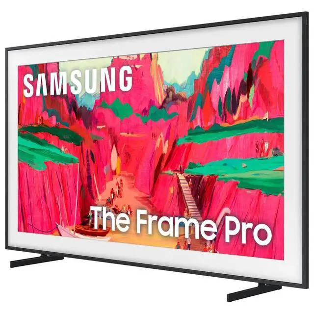 Alt view image 3 of 6 - Samsung The Frame Pro LS03FW Neo QLED 4K 75-Inch Smart TV in Black - QN75LS03FWDXZA