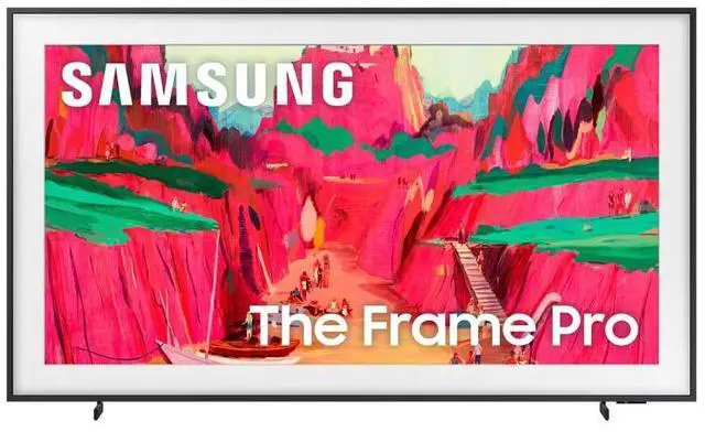 Main image of Samsung The Frame Pro LS03FW Neo QLED 4K 75-Inch Smart TV in Black - QN75LS03FWDXZA