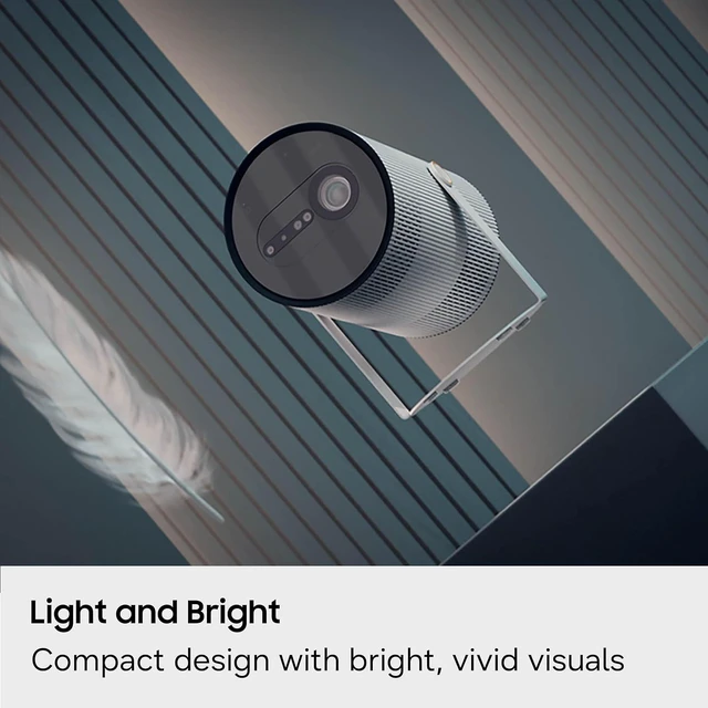 Alt view image 5 of 5 - SAMSUNG 30 - 100 Class The Freestyle+ LFF3H Portable AI Smart Projector (2026 Model), FHD, On-the-Go Entertainment, Real-time Focus SP-LFF3HLAXXZA