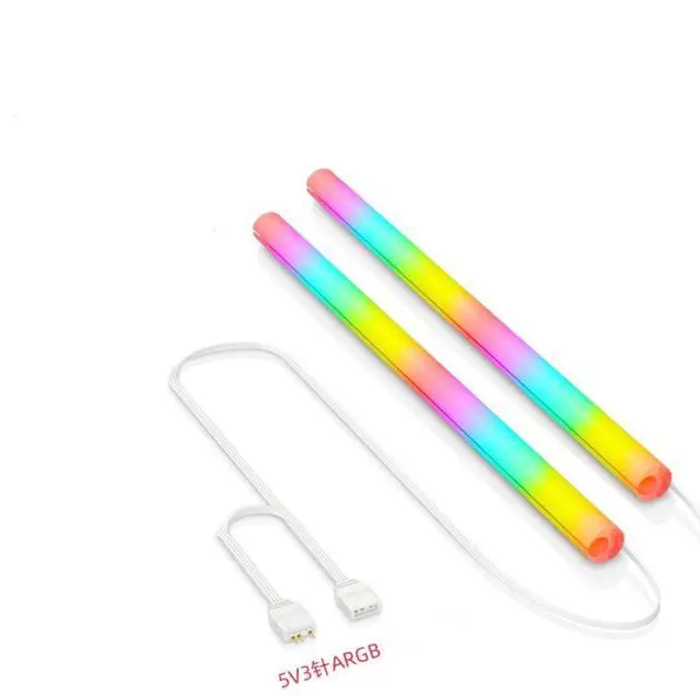Main image of ARGB LED Tube Sleeve, 5V 3Pin RGB LED, 360° Panoramic Soft Light Water Cooling Tube with Programmable 16.8 Million Colors for PC Water Cooling System - 34.5cm