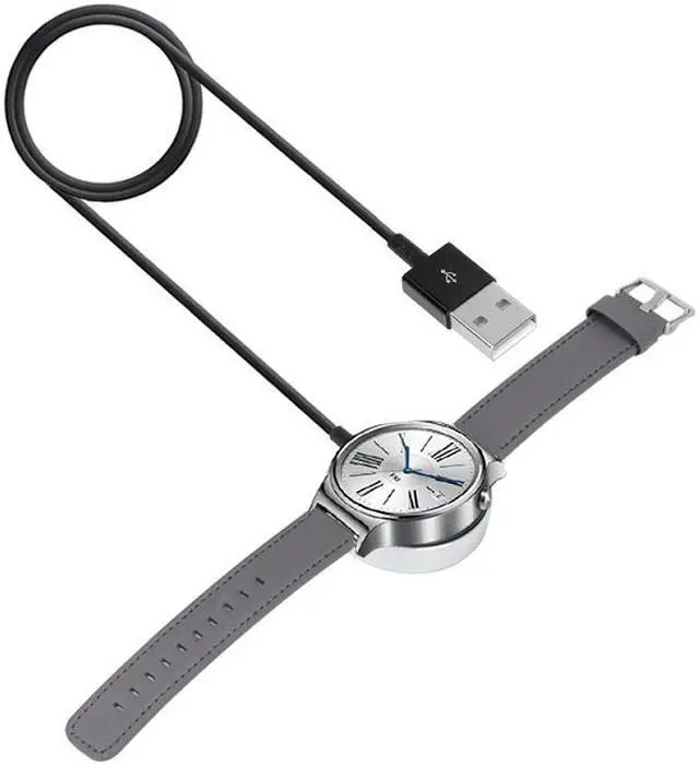 Alt view image 2 of 6 - Huawei Smart watch Charger[Stainless Frame],Portable Desktop stand Replacement Magnetic Cradle Charger for Huawei W1