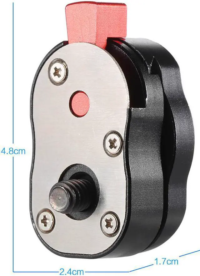 Alt view image 2 of 6 - Field Monitor Quick Release Plate for  Video Monitors with 1/4-inch Screw Hole