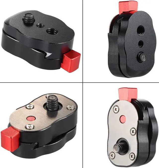 Alt view image 3 of 6 - Field Monitor Quick Release Plate for  Video Monitors with 1/4-inch Screw Hole