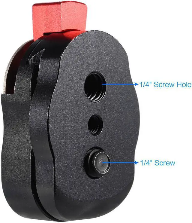 Alt view image 6 of 6 - Field Monitor Quick Release Plate for  Video Monitors with 1/4-inch Screw Hole