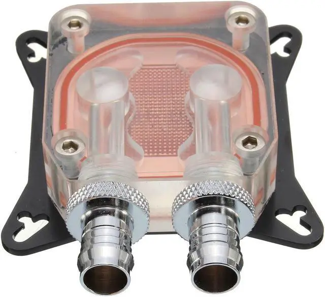 Alt view image 3 of 6 - GPU Water Cooling Block PC Copper High Performance Liquid Cooler AMD NVIDIA W40