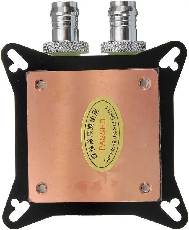 Alt view image 5 of 6 - GPU Water Cooling Block PC Copper High Performance Liquid Cooler AMD NVIDIA W40