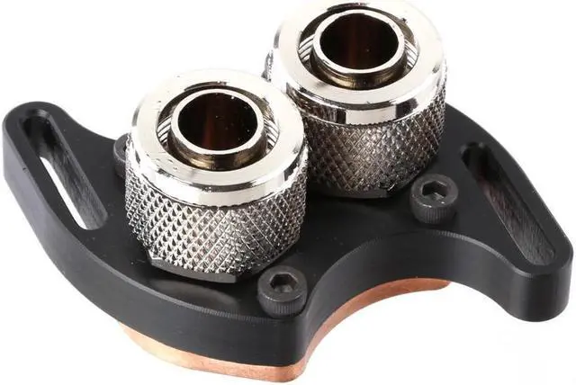 Alt view image 2 of 2 - PC Computer CPU Water-cooled Block Copper Base North Bridge Water Cooling Block CPU Liquid Waterblock 43x31x11mm