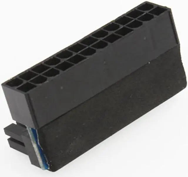 Alt view image 2 of 7 - ATX 24Pin female to 24pin male right angle adapter for desktop PC power supply