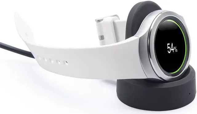 Alt view image 6 of 6 - Wireless Stand Charging Charger Dock for Samsung smart watch Galaxy Gear S3 Classic/Frontier