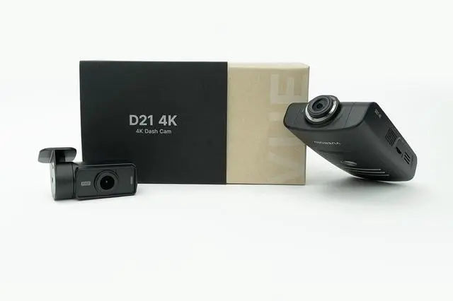 Alt view image 3 of 5 - Vueroid D21 4K 2CH Dashcam Wifi GPS ADAS (64GB) D21 4K 64GB