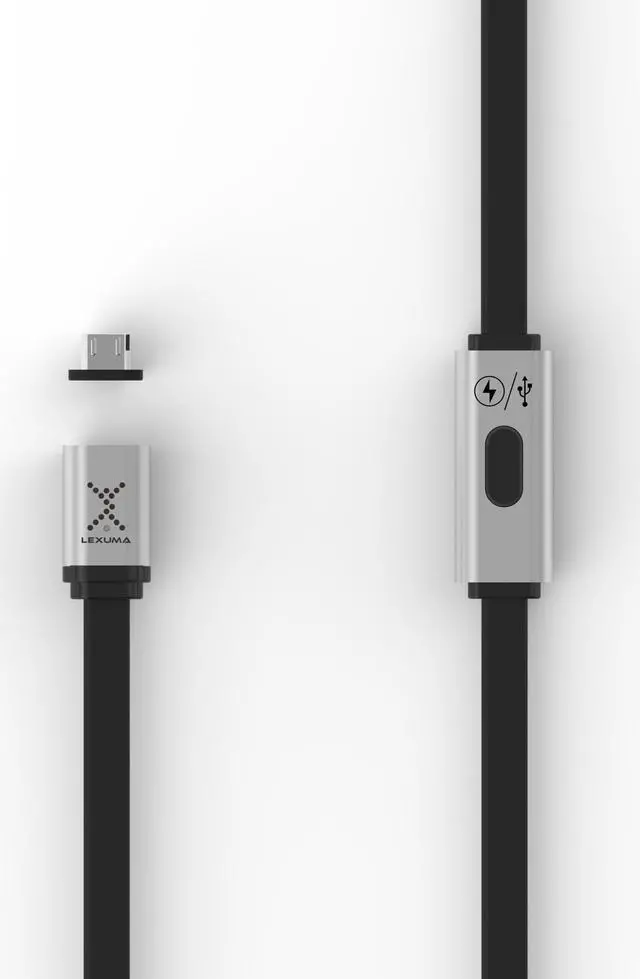 Alt view image 4 of 7 - Lexuma XMAG Magnetic Micro-USB Charging High Speed Data Transfer Cable for Samsung, HTC, LG, Sony, Android Devices