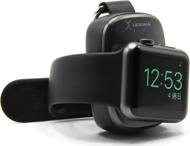 Alt view image 3 of 7 - Lexuma XTag Wireless Portable Apple Watch Power Bank Charger, MFi Certified, 700mAh, Key-chain Design for Apple Watch Series 1 Series 2 Series 3 Series 4 Series 5 Series 6 Series 7 Nike+ Hermès(Grey)