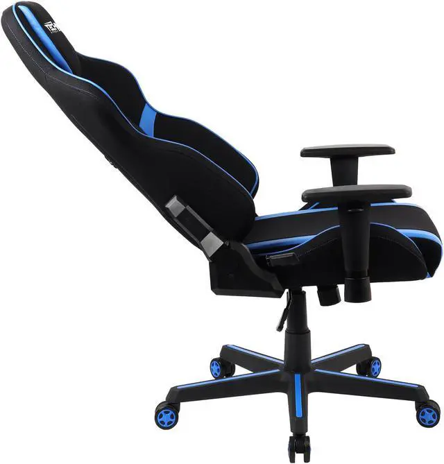 Alt view image 13 of 20 - TechniSport TSF-71 Fabric Office-PC Gaming Chair, Blue