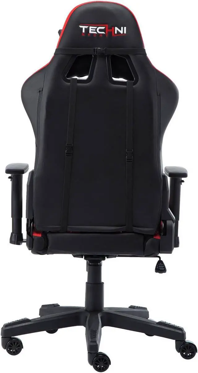 Alt view image 13 of 20 - Techni Sport TS-90  Office-PC Gaming Chair, Red