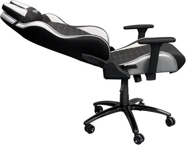 Alt view image 11 of 20 - Techni Sport Ergonomic Racing Style Gaming  Chair - Silver