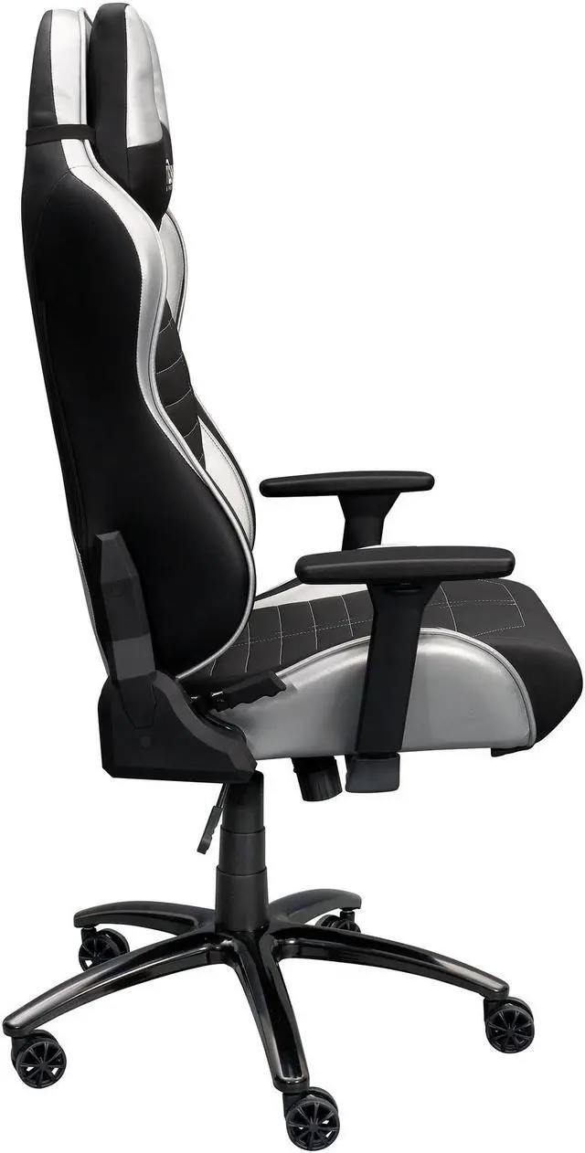 Alt view image 10 of 20 - Techni Sport Ergonomic Racing Style Gaming  Chair - Silver