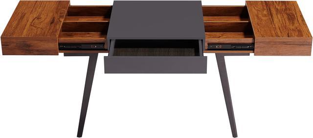 Techni Mobili Expandable Modern Desk - Mahogany