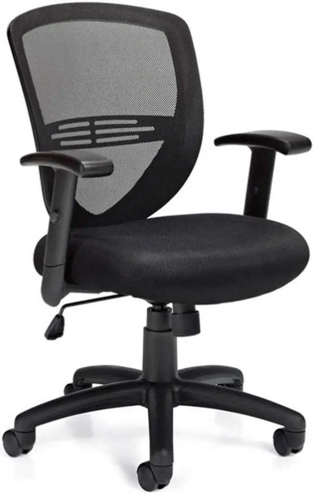 Alt view image 2 of 4 - GOF Ergonomic and Stylish Multifunctional Task Chair (G11320B), Mesh Back Tilter with Mesh Fabric Cushioned Seat for Home Office, School, Library, PC Gaming Room, Conference Room, and any Workplaces