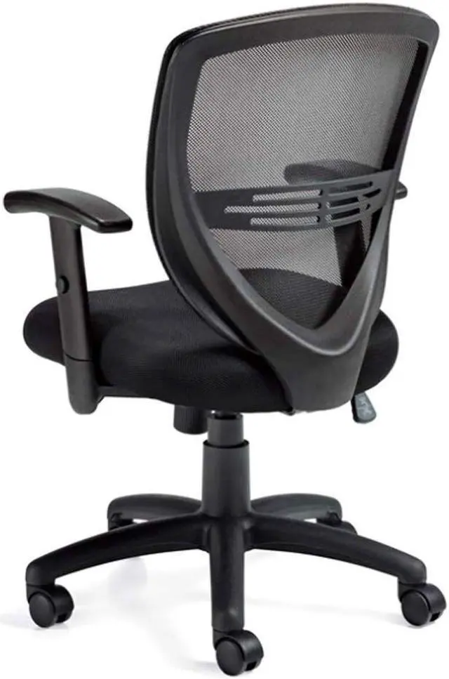 Alt view image 4 of 4 - GOF Ergonomic and Stylish Multifunctional Task Chair (G11320B), Mesh Back Tilter with Mesh Fabric Cushioned Seat for Home Office, School, Library, PC Gaming Room, Conference Room, and any Workplaces