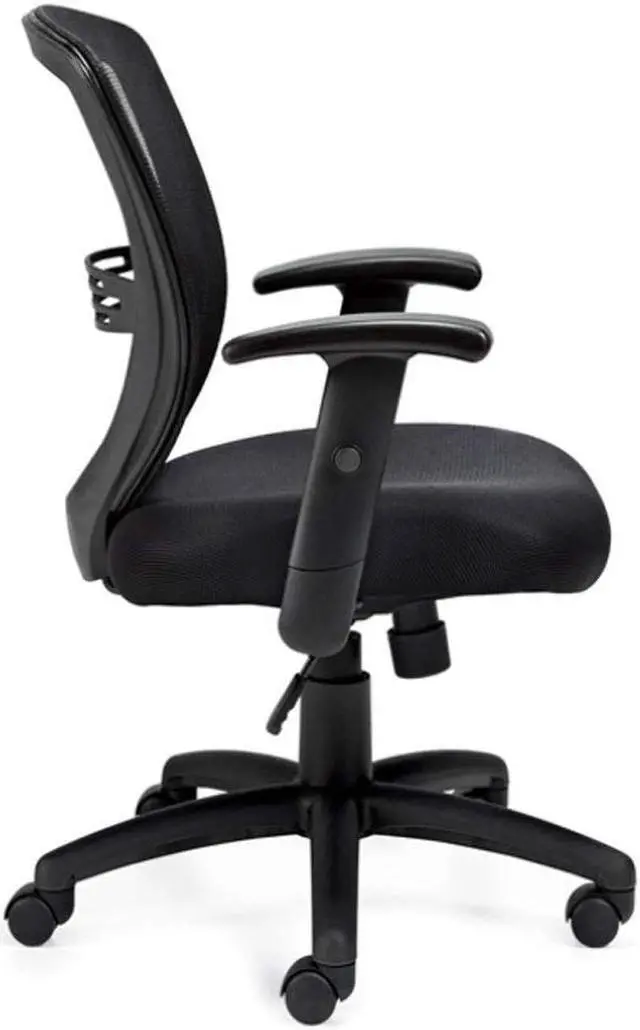 Alt view image 3 of 4 - GOF Ergonomic and Stylish Multifunctional Task Chair (G11320B), Mesh Back Tilter with Mesh Fabric Cushioned Seat for Home Office, School, Library, PC Gaming Room, Conference Room, and any Workplaces