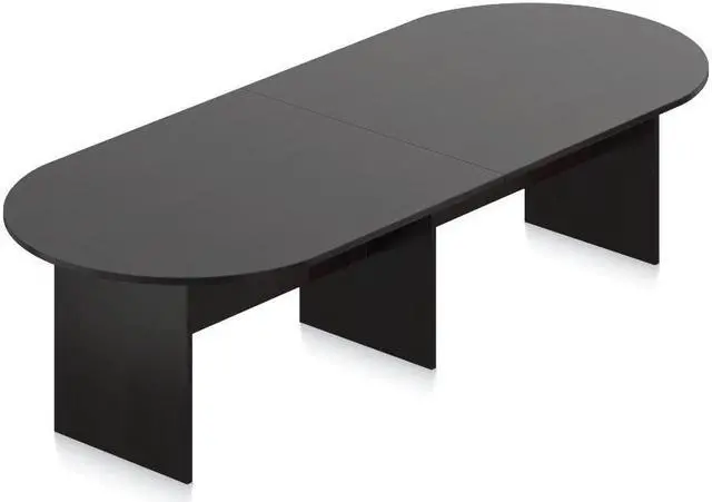 Main image of GOF 10 FT Racetrack Conference Table for Home Office, School, Workplace, and Entertainment Room - Sturdy and Stable Table for Meetings with Laptops (Espresso)
