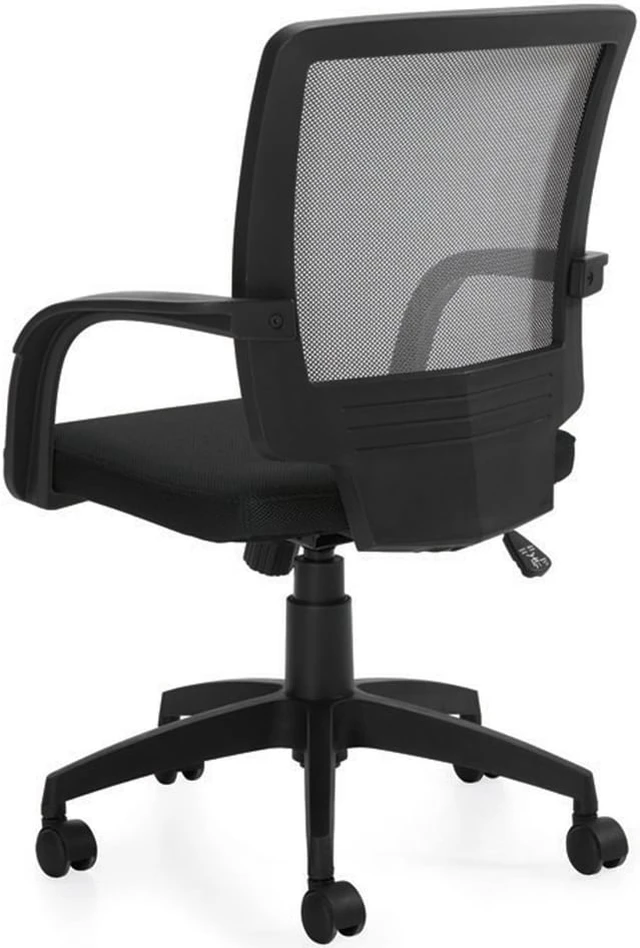 Alt view image 7 of 7 - GOF 8 FT Racetrack Conference Table w/ 6 Chairs Set for Home Office, School, Library, Board Room, Meeting Room, Break Room - Sturdy Table & Comfortable Chairs for Meetings with Laptops (Walnut)