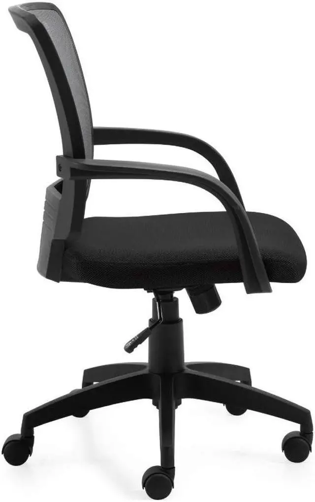 Alt view image 6 of 7 - GOF 10 FT Racetrack Conference Table w/ 8 Chairs Set for Home Office, School, Library, Board Room, Meeting Room, Break Room - Sturdy Table & Comfortable Chairs for Meetings with Laptops (Dark Cherry)