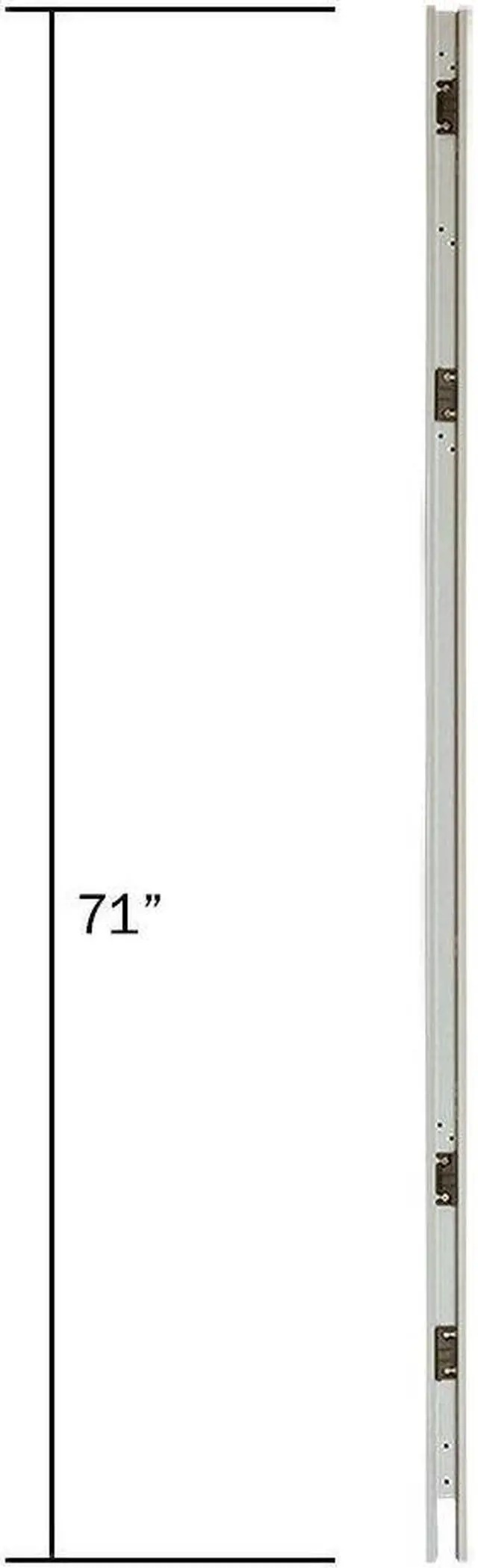 Main image of GOF Office Partition Wall-Mount Connectors for Freestanding Privacy Wall Panels, Full Fabric Room Dividers, Custome Built Cubicle Workstations, Parts & Accessories (72" H, Wall Mount)